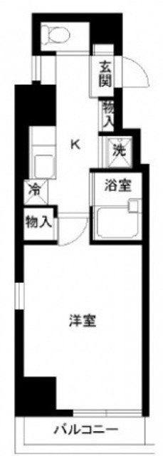 スカイコート芝壱番館の間取り