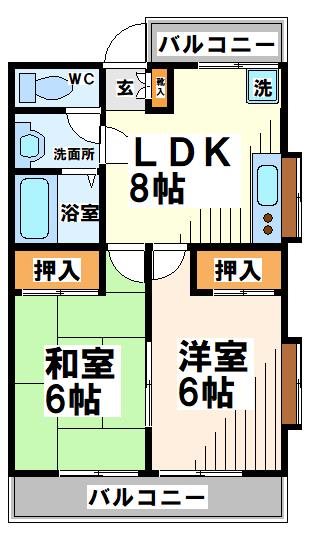 メゾン湖峯の間取り