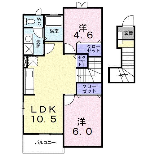 【ヴィラ・レジーナの間取り】