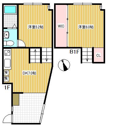 【小金井市本町のマンションの間取り】