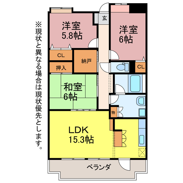 グランスクエアー・Ｊの間取り