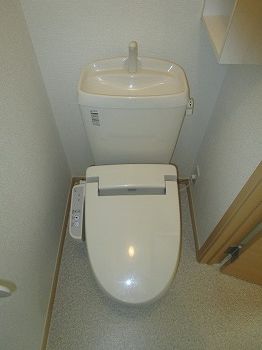 江田島市 2階建 築16年のトイレ写真