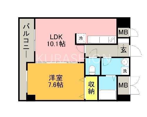 グラシア大濠の間取り