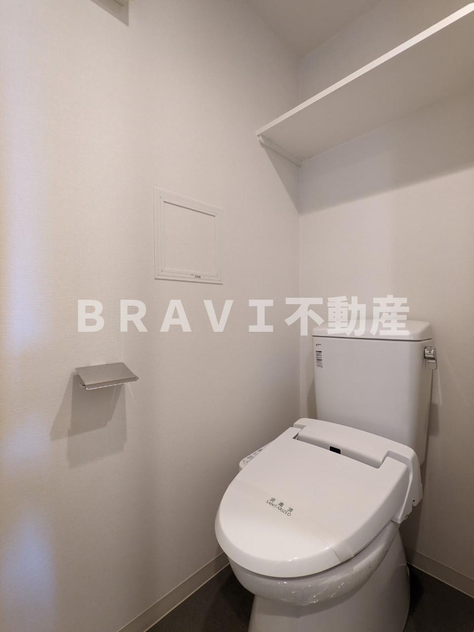 トイレ　【エスリード大阪城公園】落ち着いたトイレです