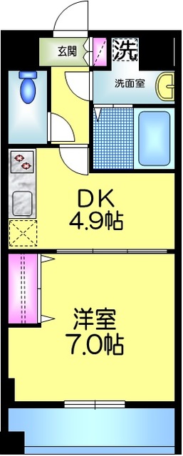 コートカメリアの間取り