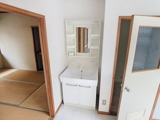 洗面設備　2025年9月撮影※現況を優先します。