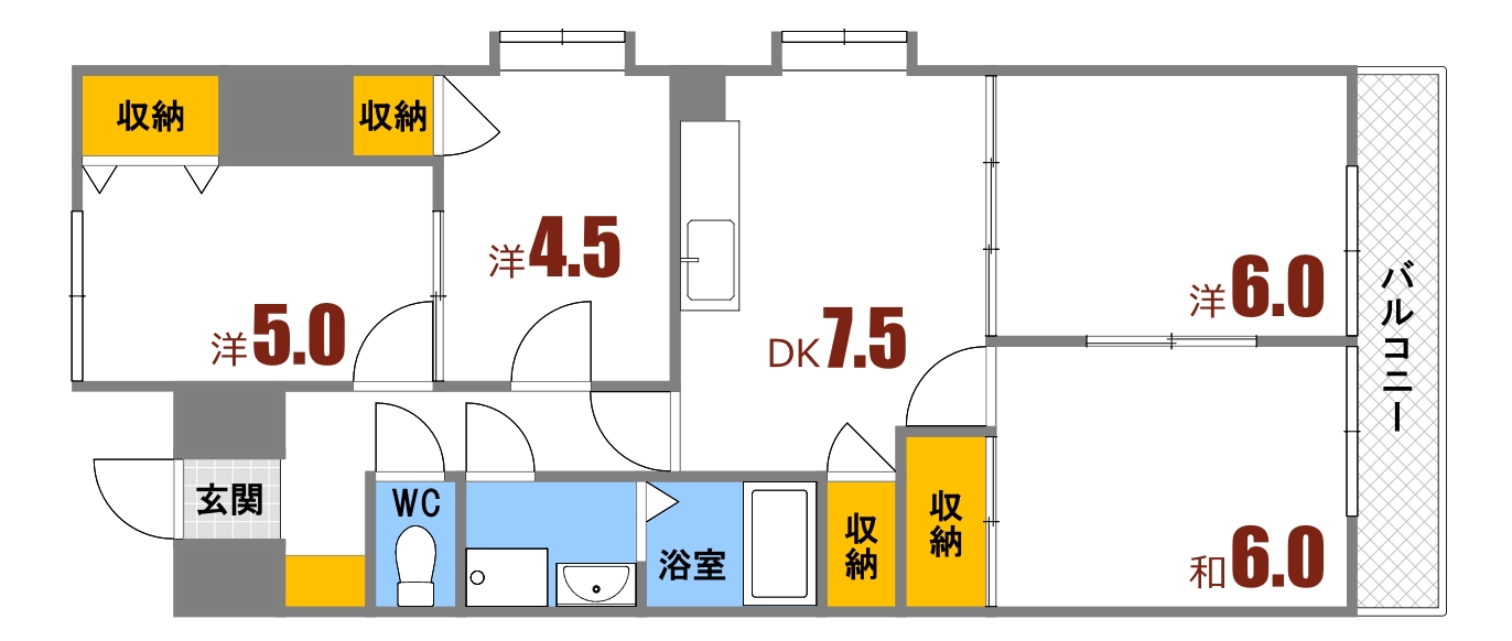 ロイヤルビュー安芸_間取り_0