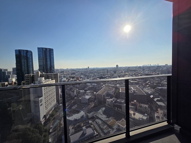 バルコニー　１７階眺望