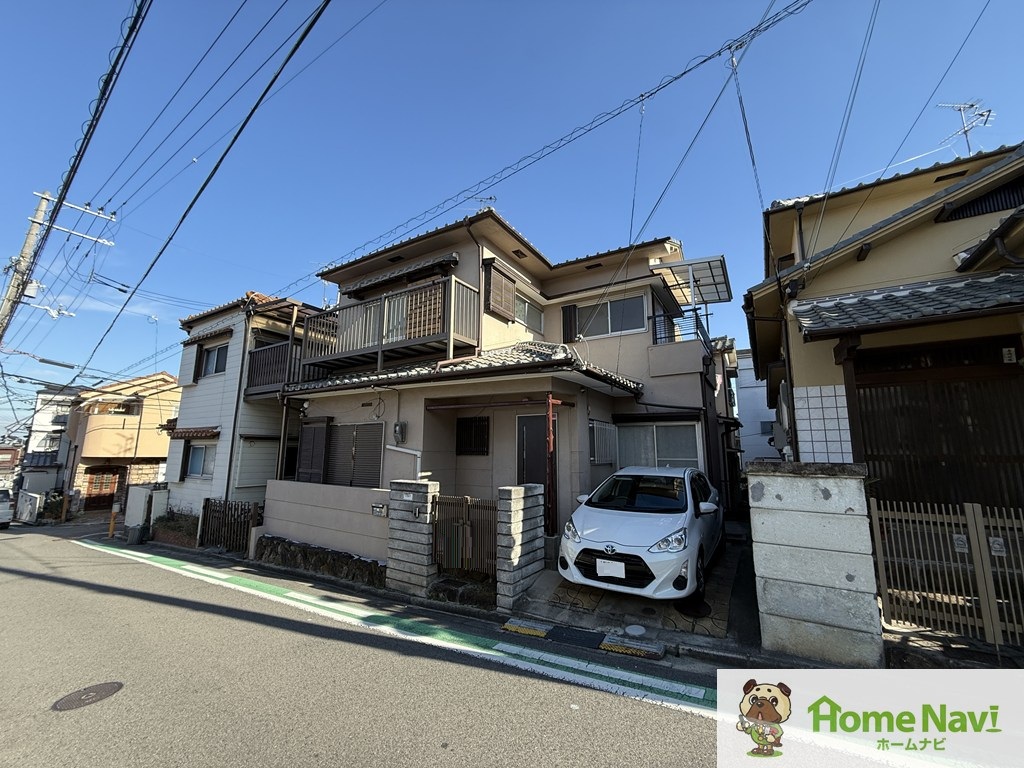 建物外観　当社ホームナビなら、初期費用15万円で契約可能です。