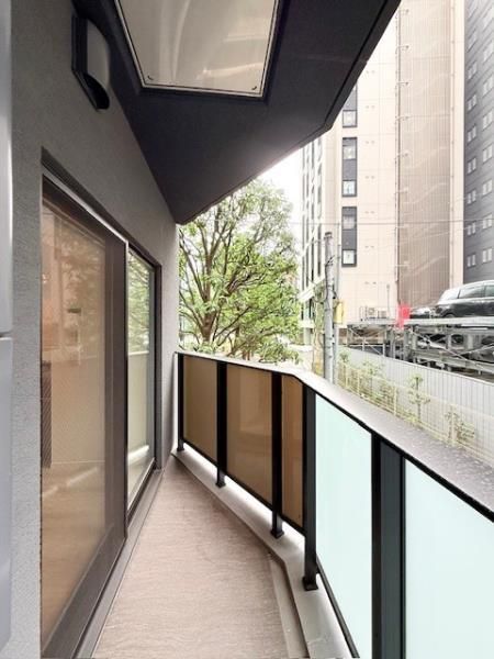 バルコニー　落ち着いた時間を過ごせるバルコニーです