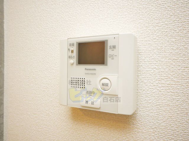 セキュリティ　モニター付きインターホン完備しています♪