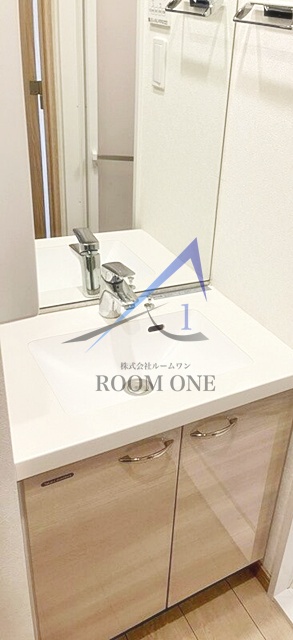 洗面設備　洗面台です。