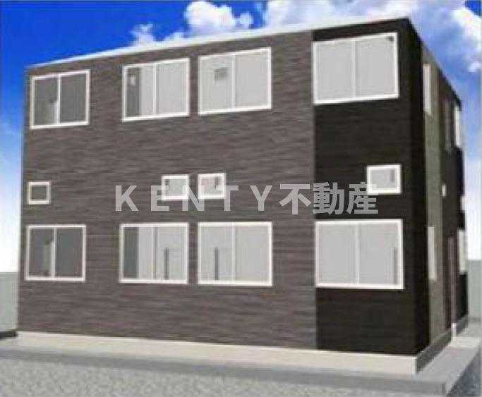 建物外観　こちら、外観パースです