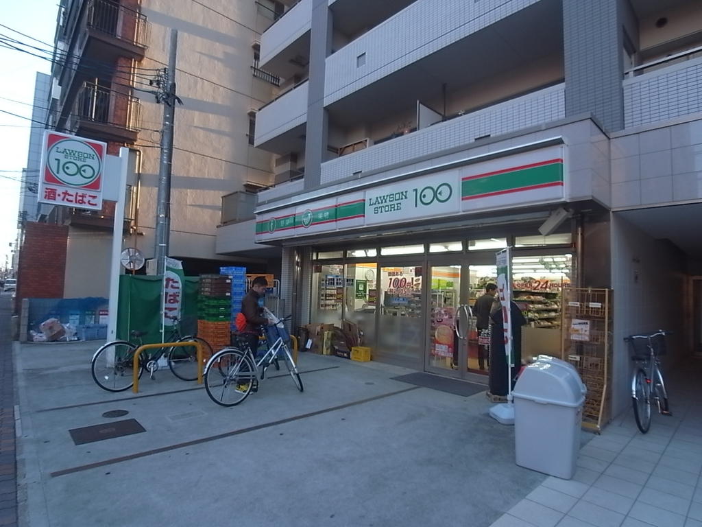 コンビニ　ローソン100中区千代田店 (コンビニ)（コンビニ）まで10m