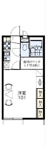 レオパレスイーストライト白井の間取り写真