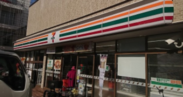 コンビニ　セブンイレブン大阪帝塚山店（コンビニ）まで487m