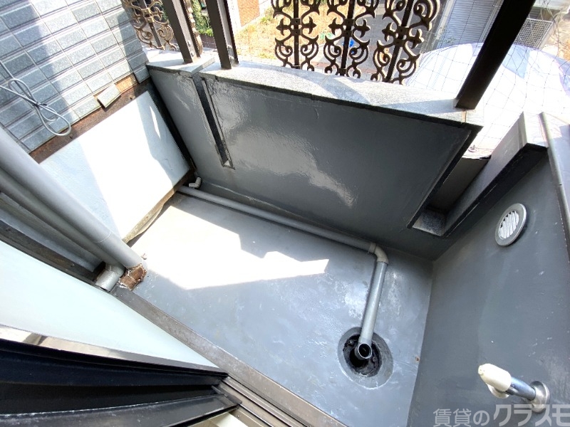 バルコニー　洗濯機はバルコニーに！