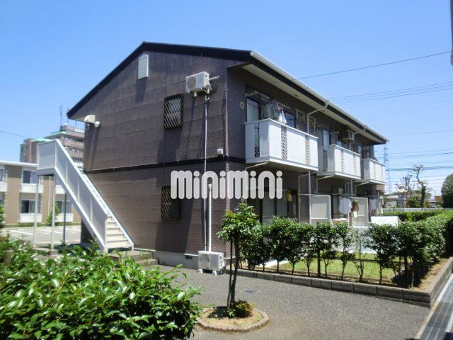 建物外観　お洒落なレンガ調の外観。