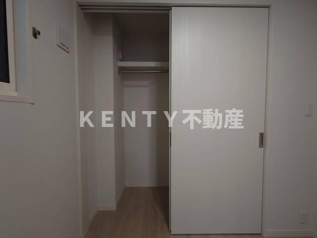 収納　たっぷりとした収納スペースです