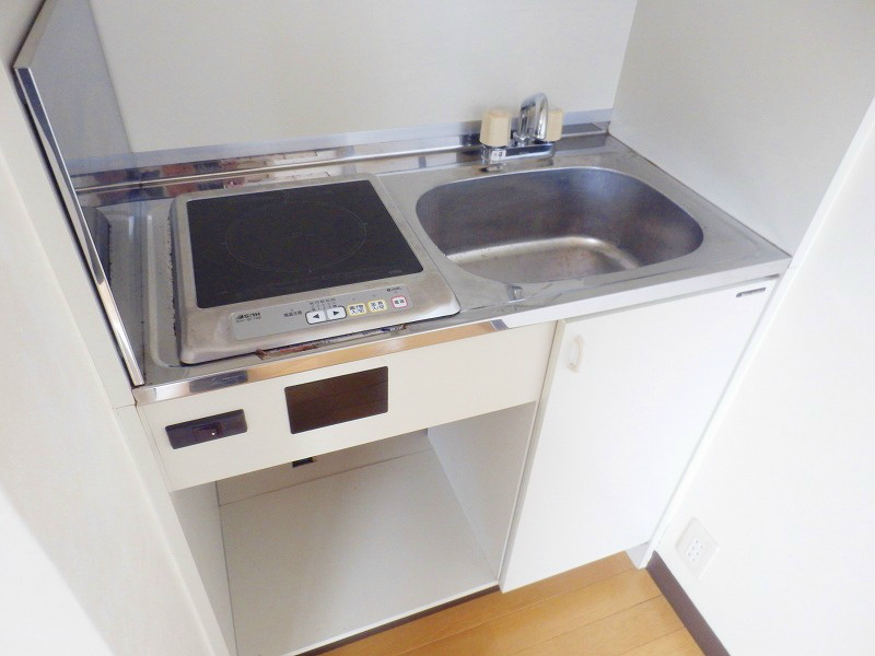 キッチン　１口電気コンロ付キッチン