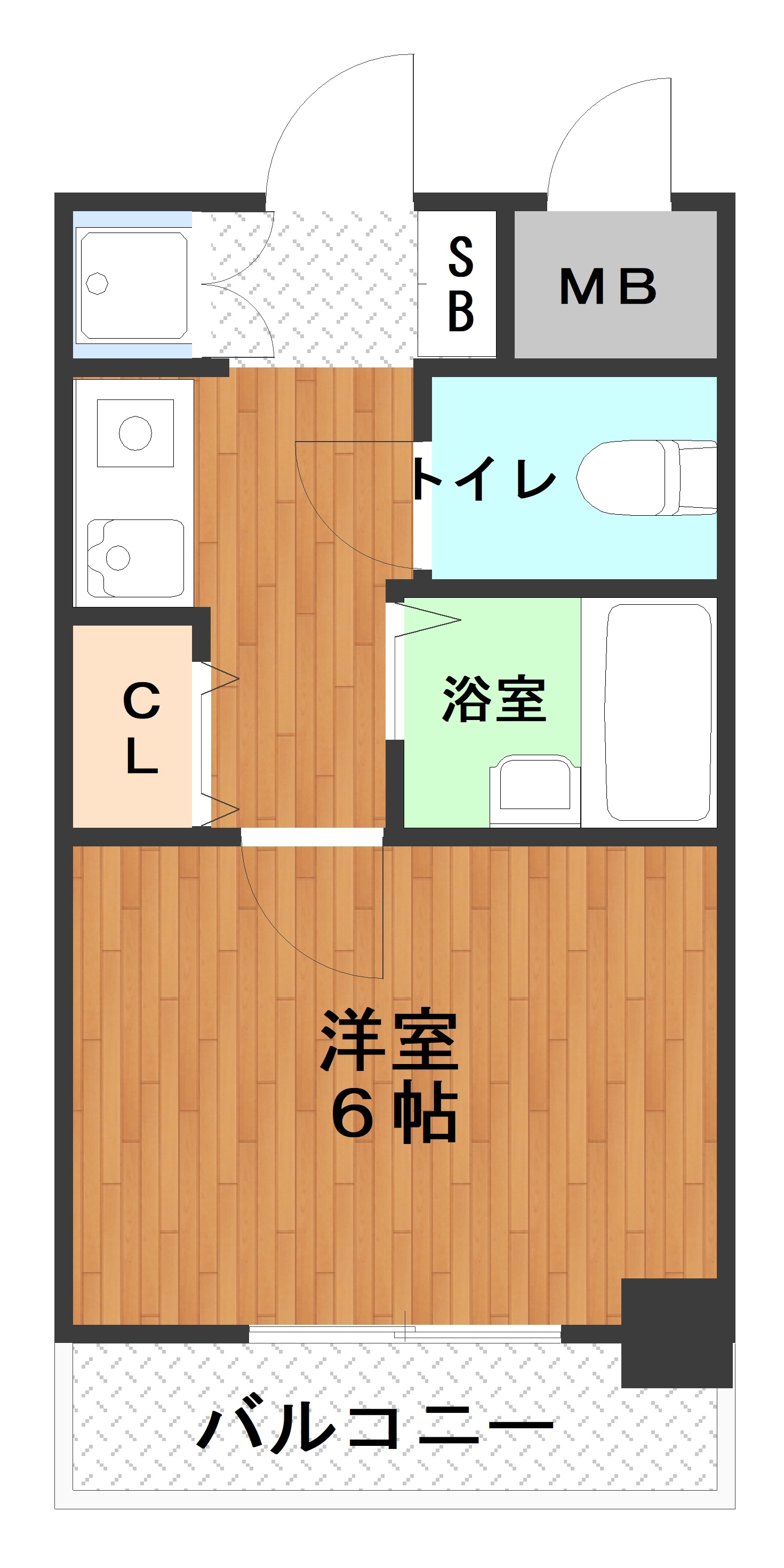 ランドマークシティ神戸西元町の間取り写真