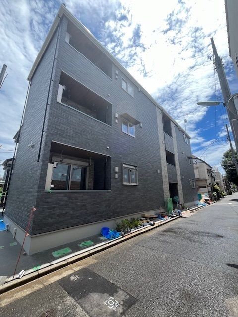 建物外観　ネット使用料不要/オートロック//家具家電レンタル利用可