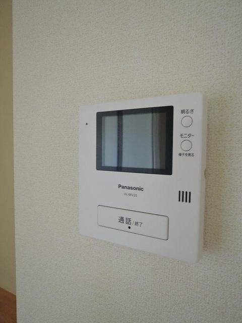 セキュリティ　来訪者の姿を確認できます。
