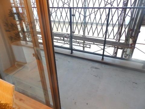 バルコニー　建築時