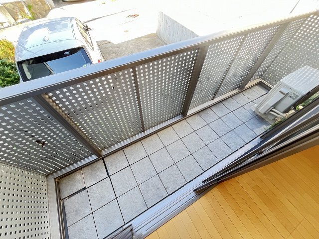 バルコニー　広々としたバルコニーです