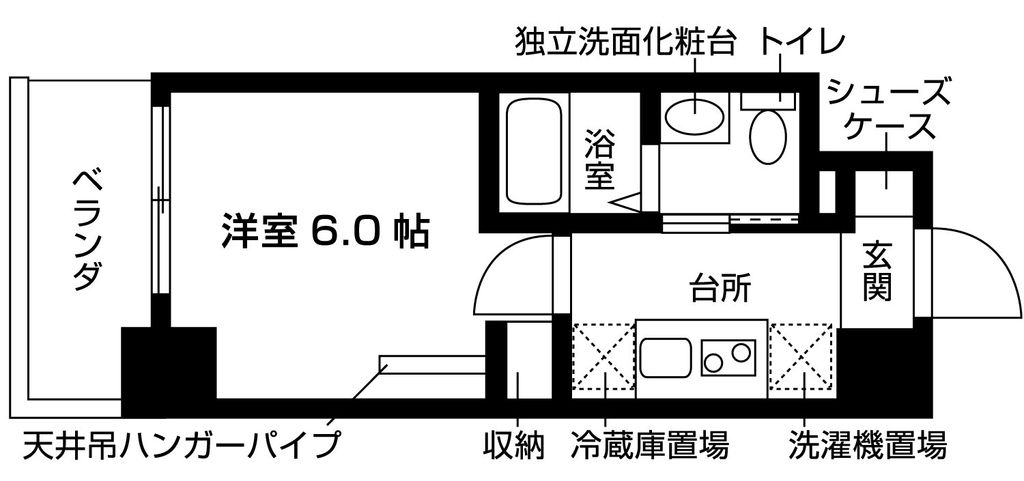 近鉄大阪線 長瀬駅 徒歩12分 7階建 築2年の間取り写真
