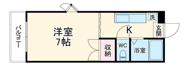 第3磯部コーポAの間取り写真