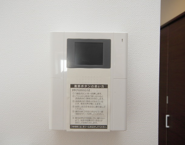セキュリティ　モニター付きインターホン