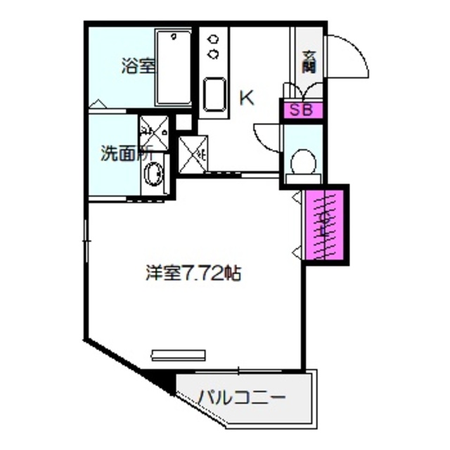 地下鉄谷町線 都島駅 徒歩7分 3階建 築2年の間取り写真