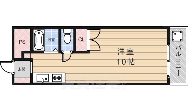 第1村西マンションの間取り写真