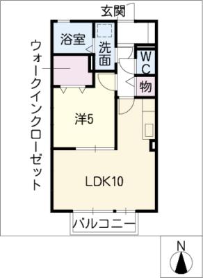 LAVIE NAGAKUTEの間取り写真