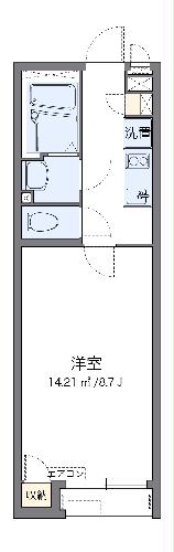 クレイノクオーレの間取り写真