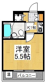 西武多摩湖線 青梅街道駅 徒歩4分 3階建 築35年の間取り写真