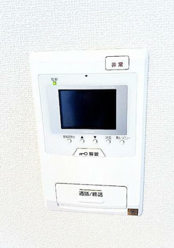 セキュリティ　モニター付きインターホンです