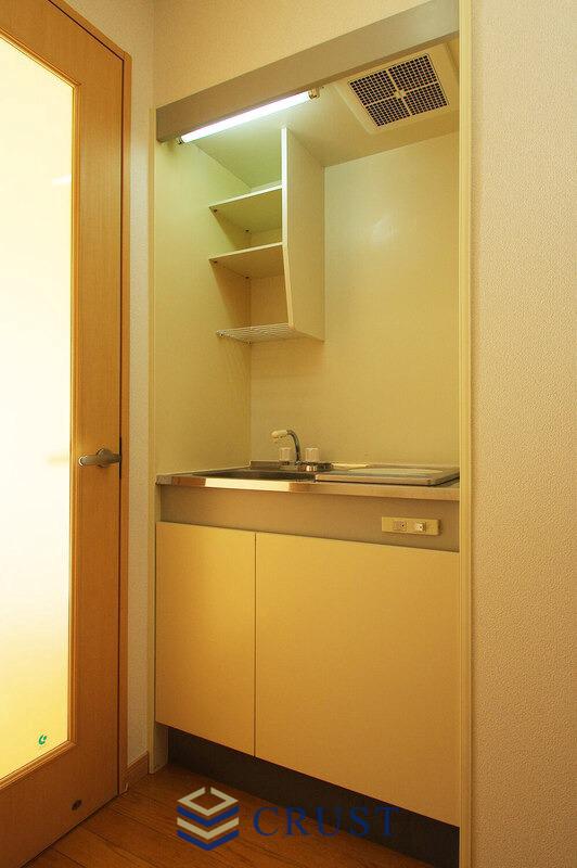 地下鉄空港線 中洲川端駅 徒歩5分 9階建 築25年のキッチン写真