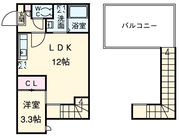 Grandtic中村区役所の間取り写真