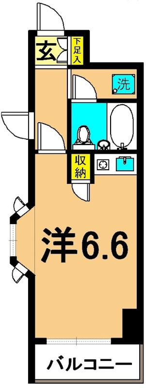 品川大井町スカイレジテルの間取り写真