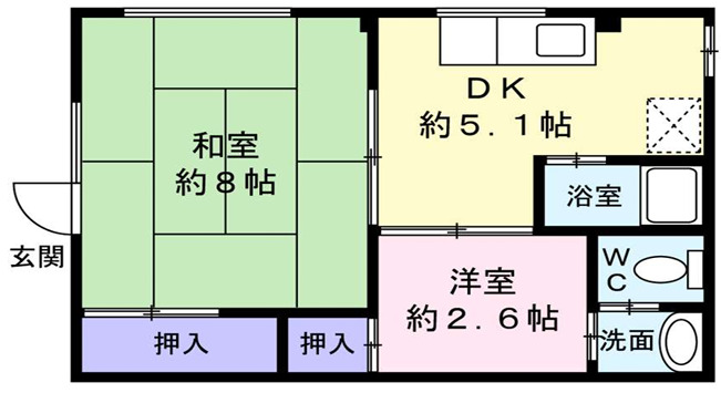 大同ビルの間取り写真