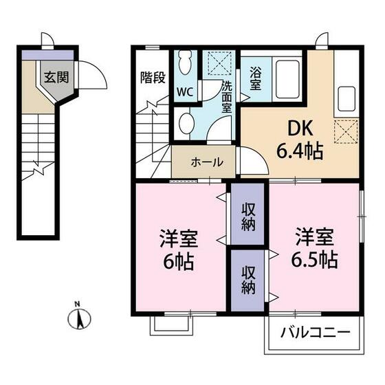 グラシュIIの間取り写真