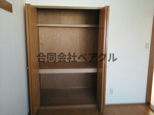 収納　収納のためのスペースです