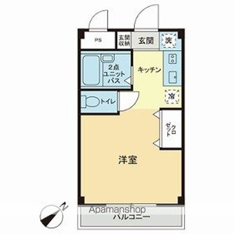 西武有楽町線 練馬駅 徒歩12分 2階建 築39年の間取り写真