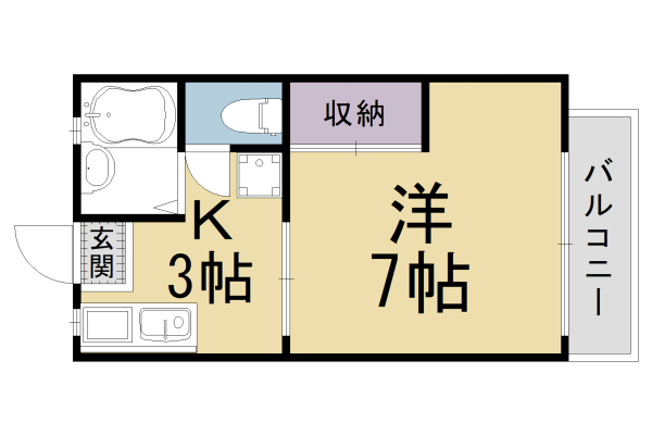 ハイツパルラックの間取り