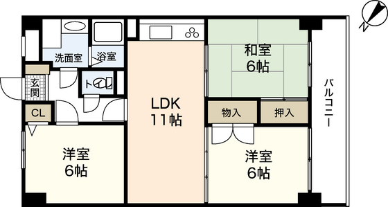 ロイヤルハイツ下田弐番館の間取り