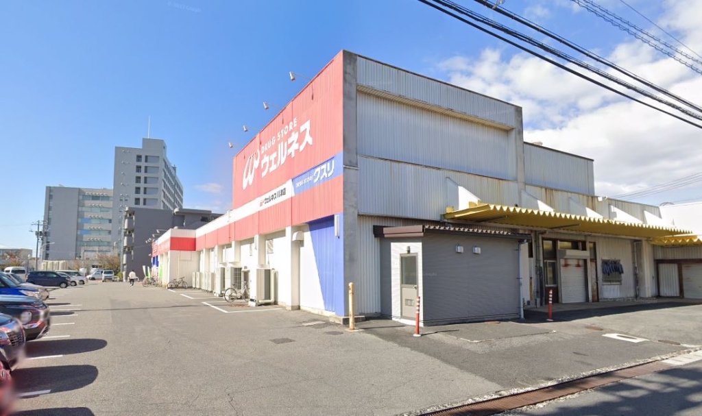 ドラックストア　ドラッグストアウェルネス 川津店（ドラッグストア）まで593m