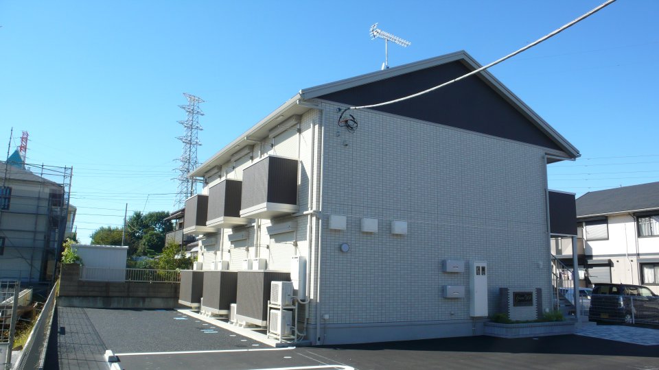 建物外観　南向きで日当たり良好　インターネット無料