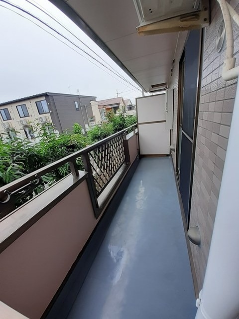 バルコニー　南西向きです。